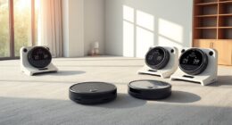 automated cleaning dock features