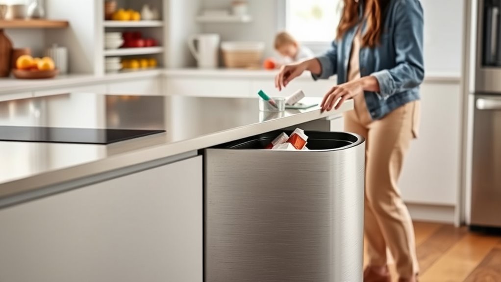 automatic waste and odor control