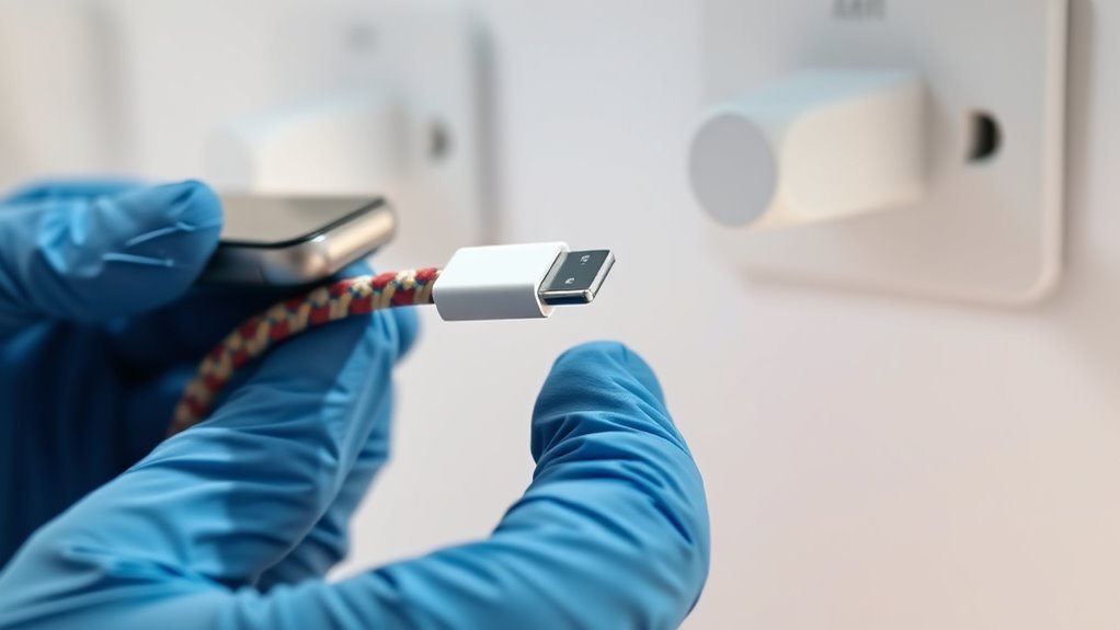 check cable and adapter