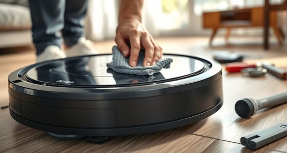 cleaning sensors and wheels