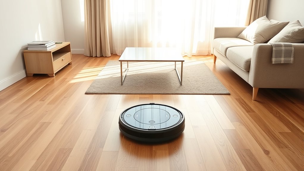 clear clutter for optimal cleaning