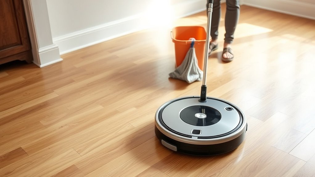 efficient automated floor cleaning