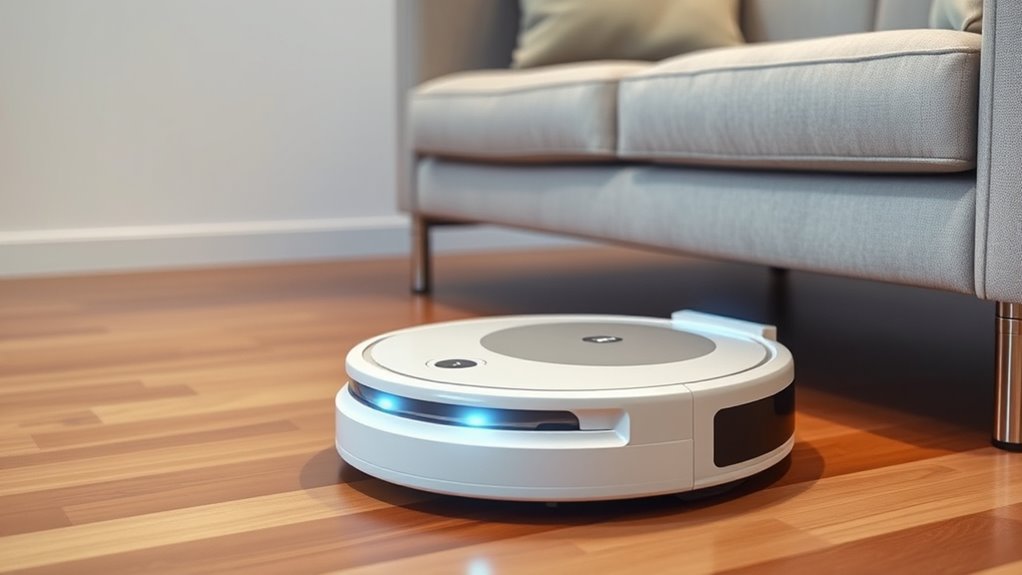 efficient cleaning with navigation