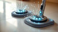 hybrid vacuum self cleaning mops