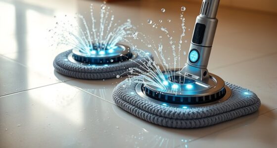hybrid vacuum self cleaning mops