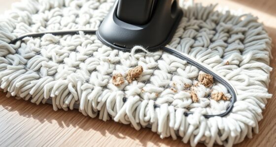 maintain mop pad cleanliness