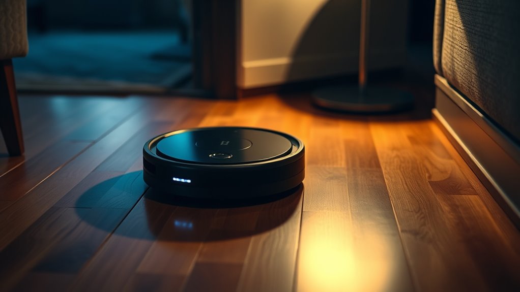 night time silent cleaning