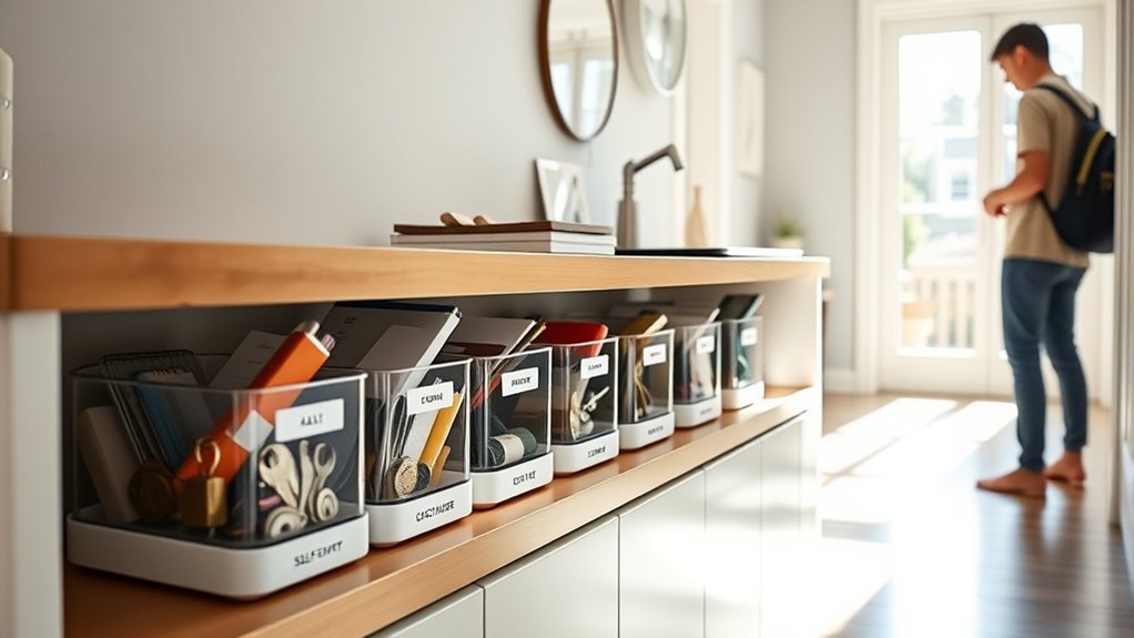 organized clutter free household routine