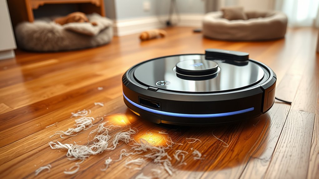 pet hair detection sensors