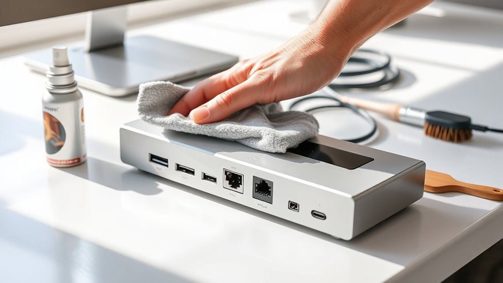 regular docking station maintenance