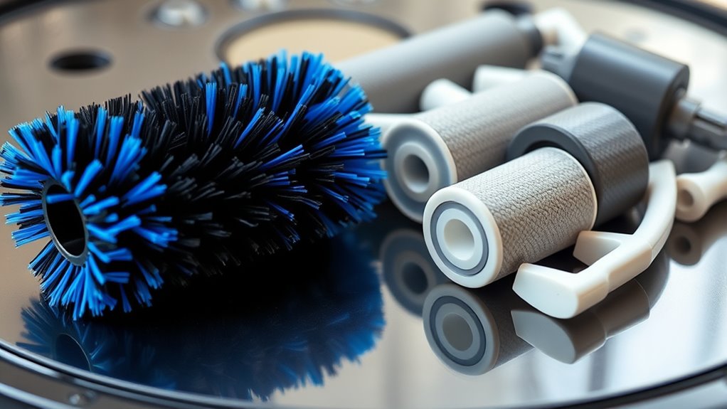 replace brushes and rollers