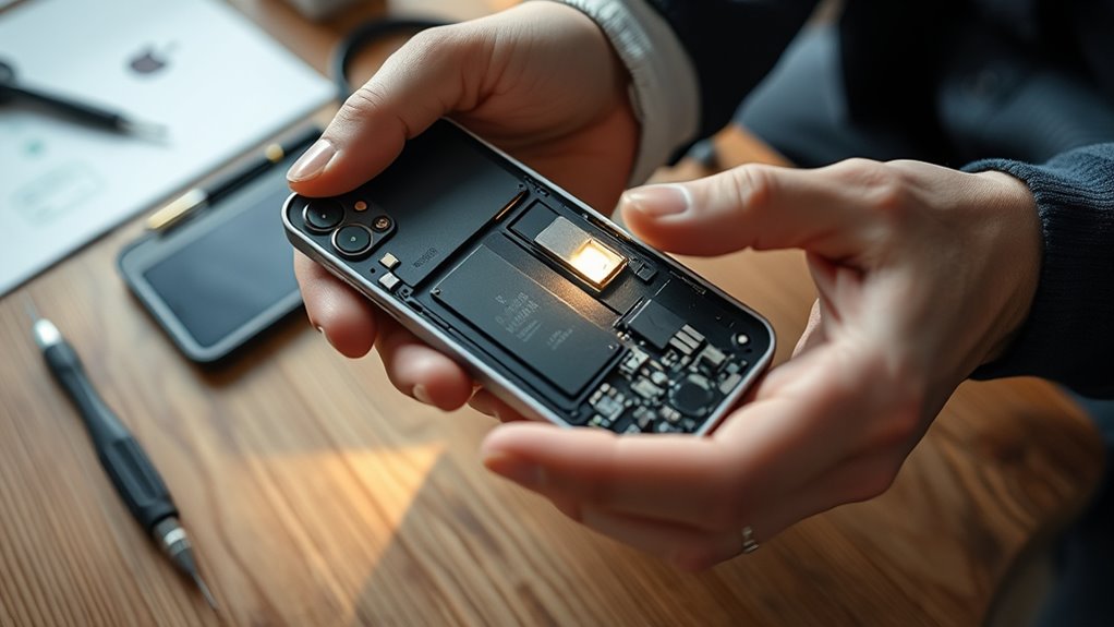 restart device and check battery