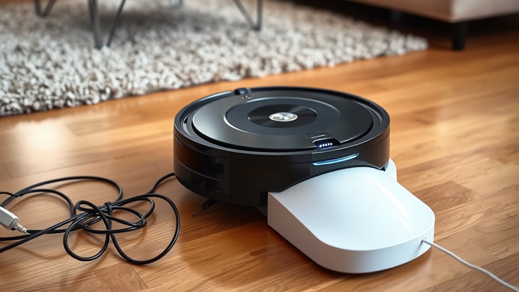 robot vacuum docking issues