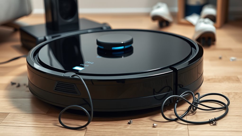 robot vacuum docking issues