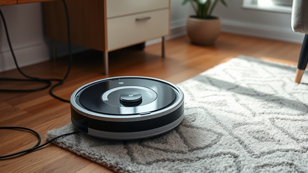 robot vacuum fall prevention