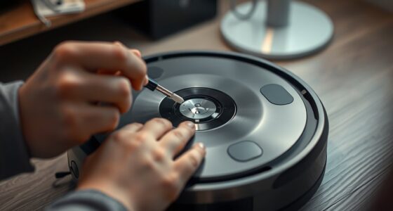 robot vacuum sensor cleaning