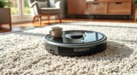 robot vacuum thick rugs