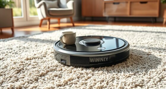 robot vacuum thick rugs