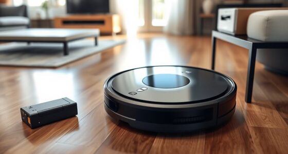 robot vacuums with replaceable batteries