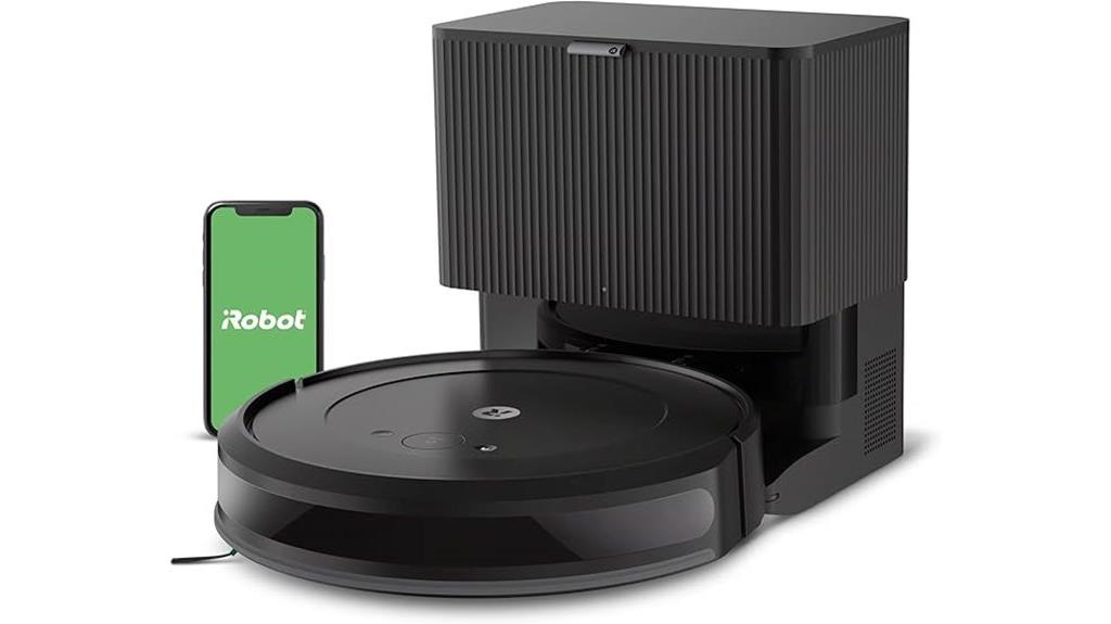 robotic vacuum with auto empty