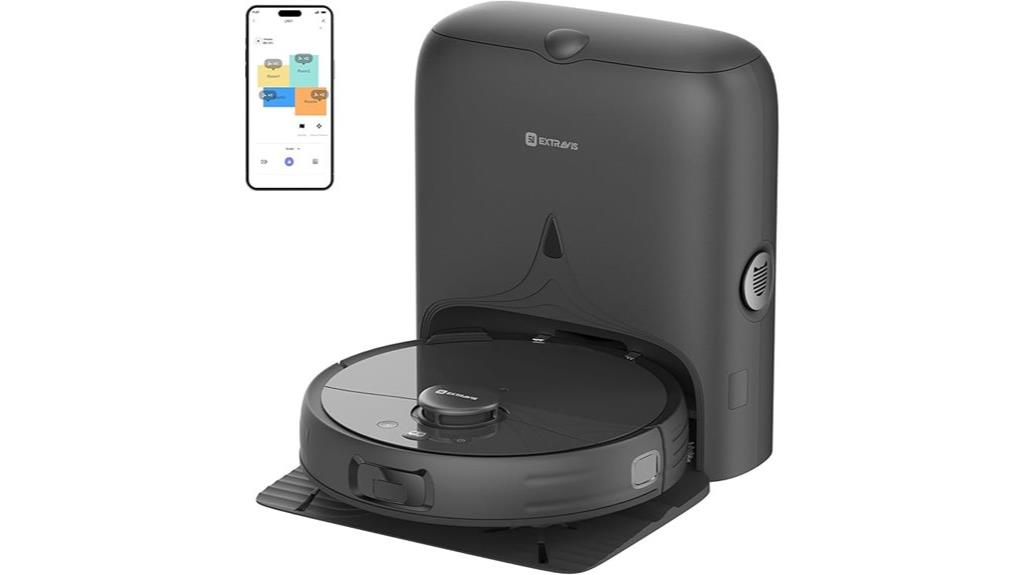 robotic vacuum with auto emptying