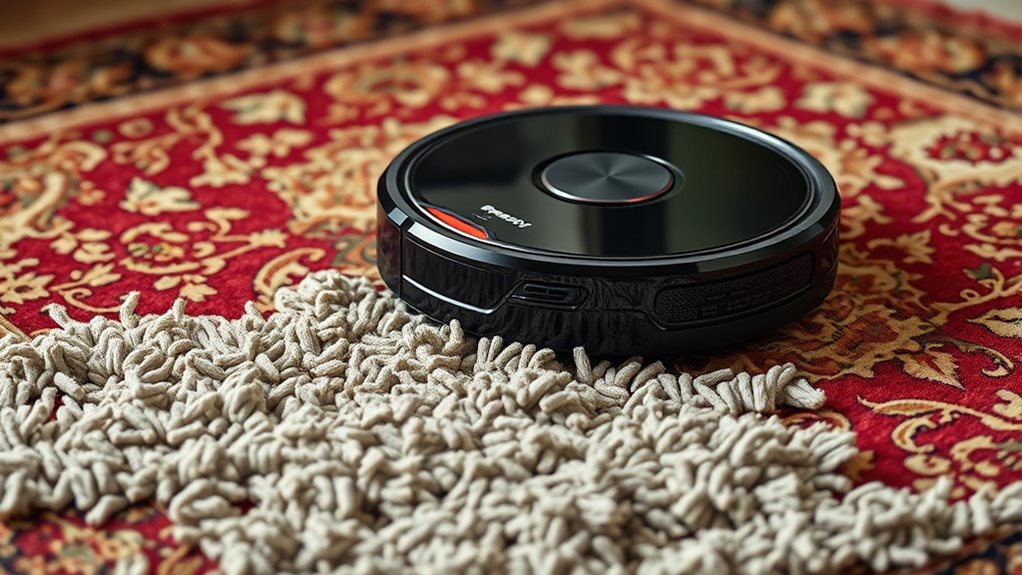 robots struggle with dense rugs