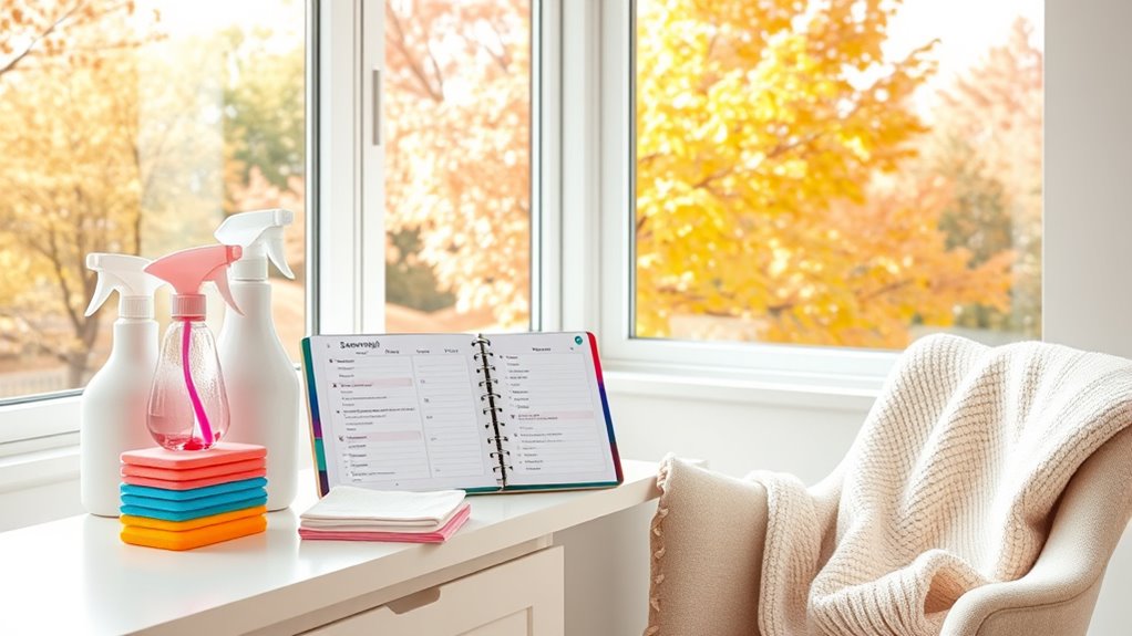 seasonal routine adjustments and cleaning