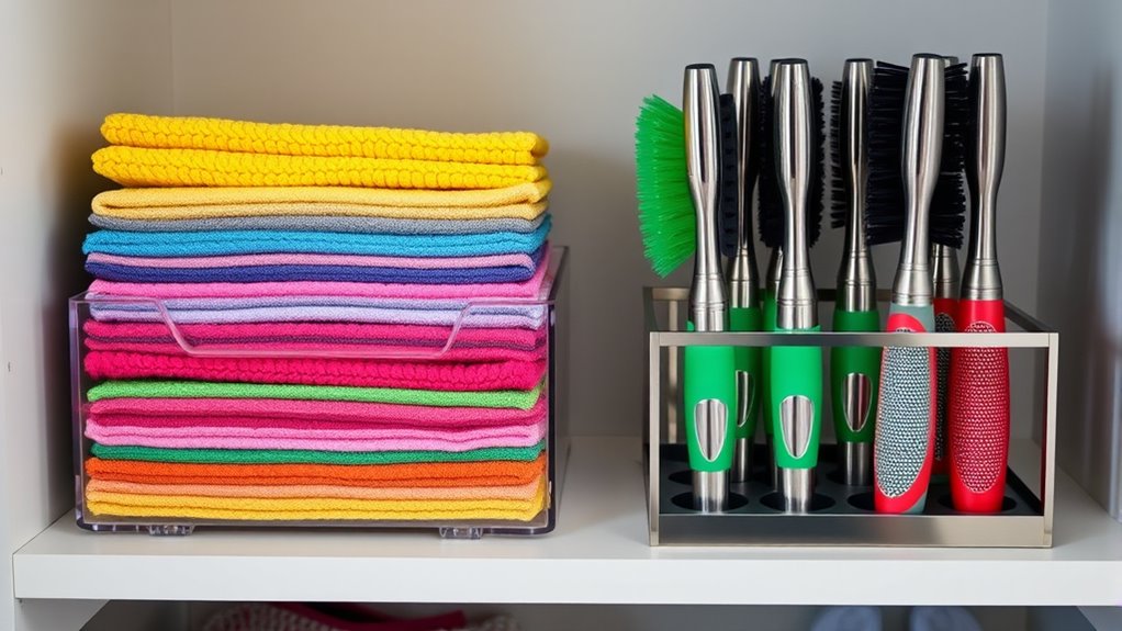 store mop pads efficiently