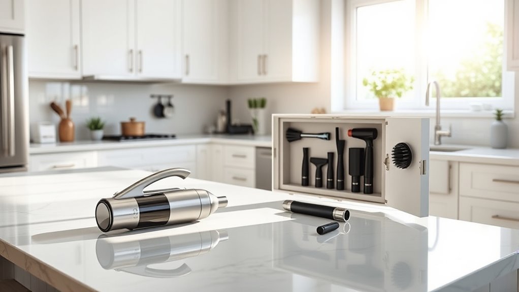 versatile kitchen vacuum system