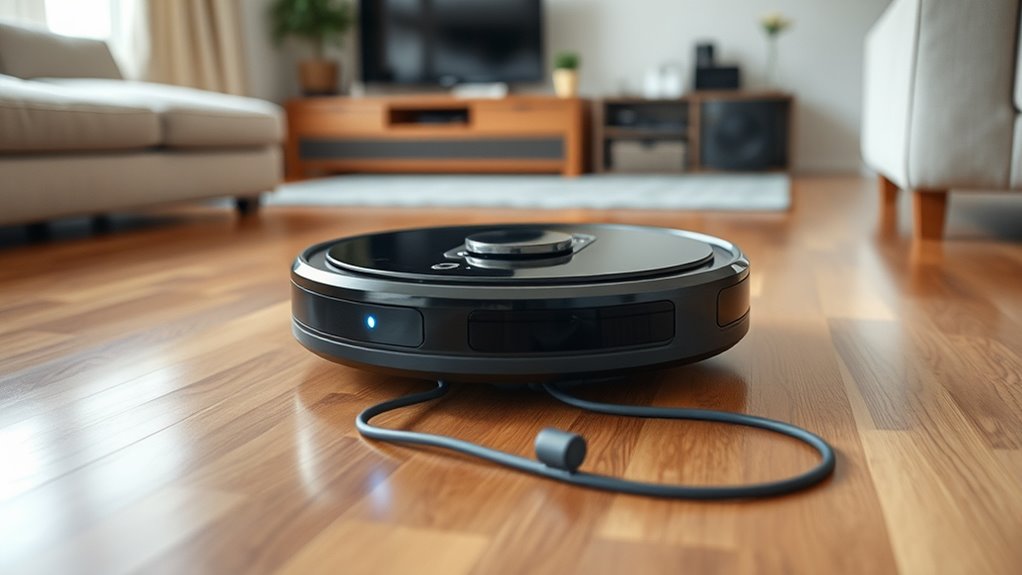 cord management and cleaning features