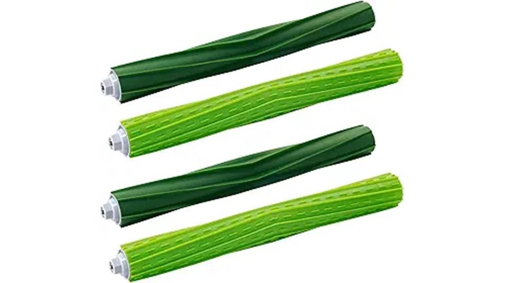 dual rubber brush sets