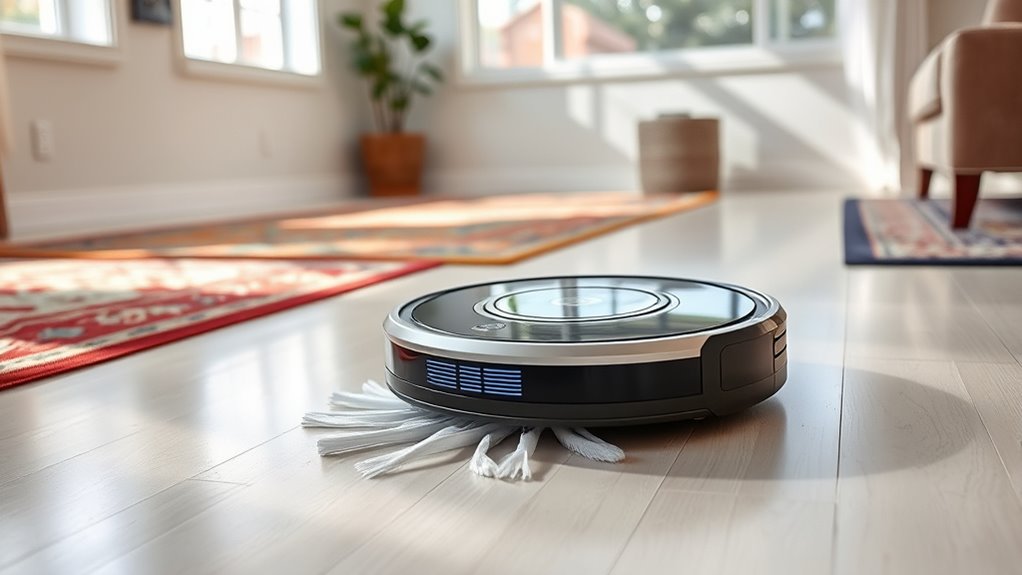 floor protection and cleaning efficiency