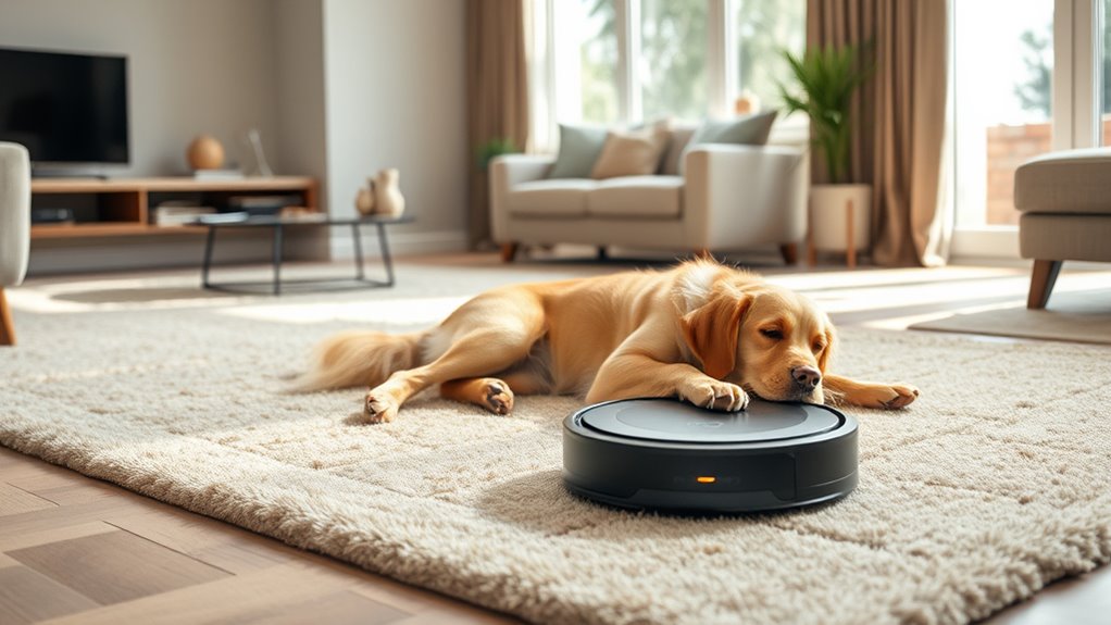 pet hair cleaning features