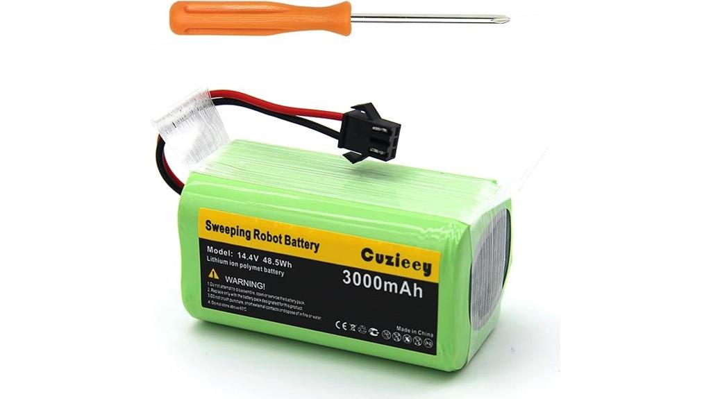 robot vacuum replacement battery