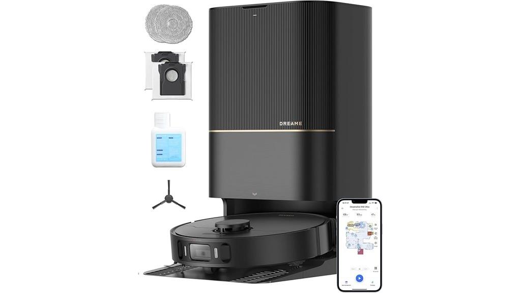 robot vacuum with detachable mop
