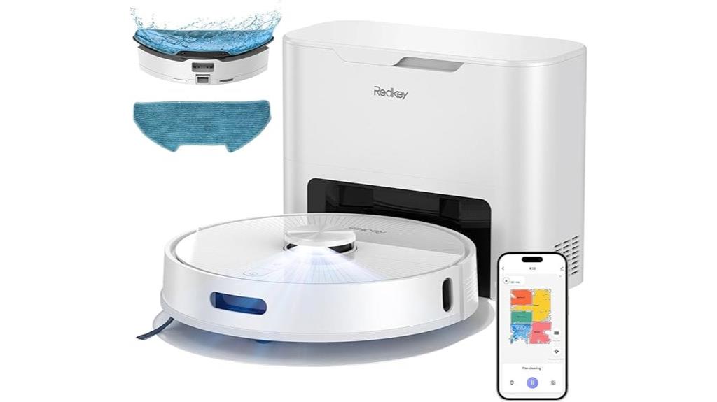 robot vacuum with station
