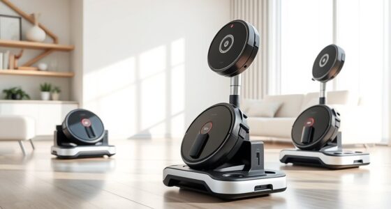 robot vacuums with 3 in 1 stations