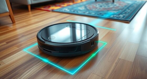 robot vacuums with boundary lines
