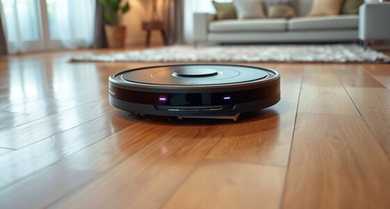 robot vacuums with bristle free rollers