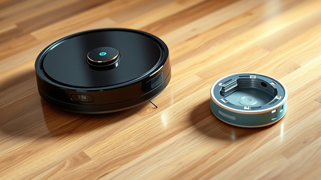 robot vacuums with drainage