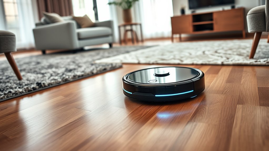 robot vacuums with light sensors