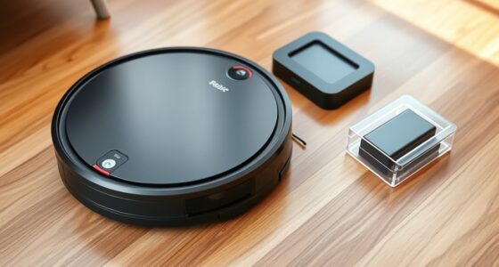 robot vacuums with swap batteries