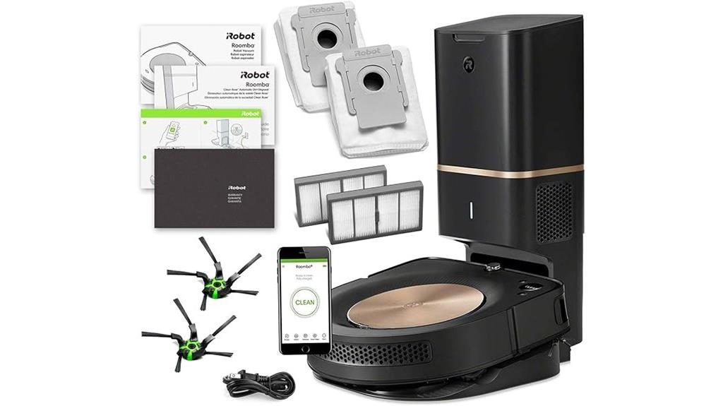 robotic vacuum with disposal