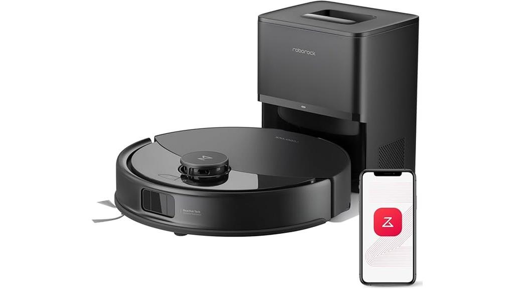 robotic vacuum with self emptying