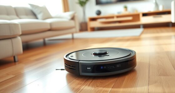 robots with self emptying vacuums