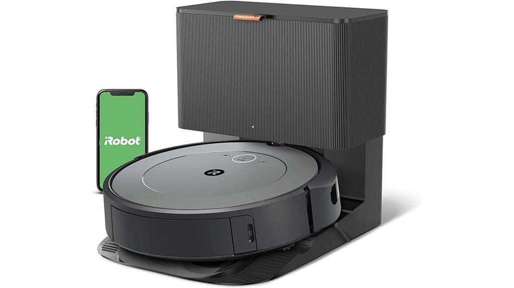 self emptying smart robot