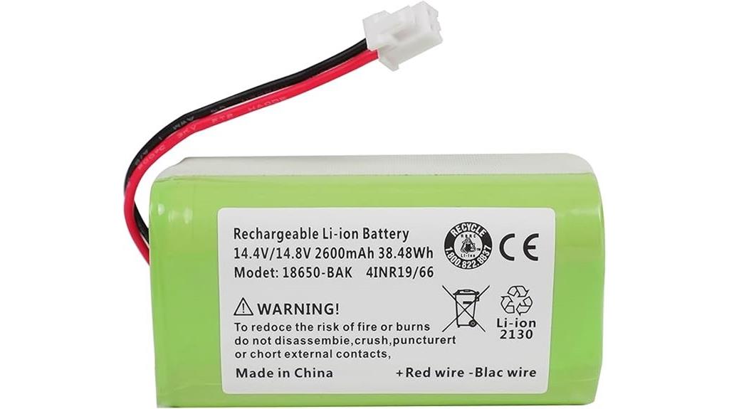 shark robot vacuum battery