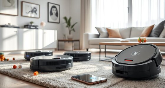 smart bluetooth robot vacuums