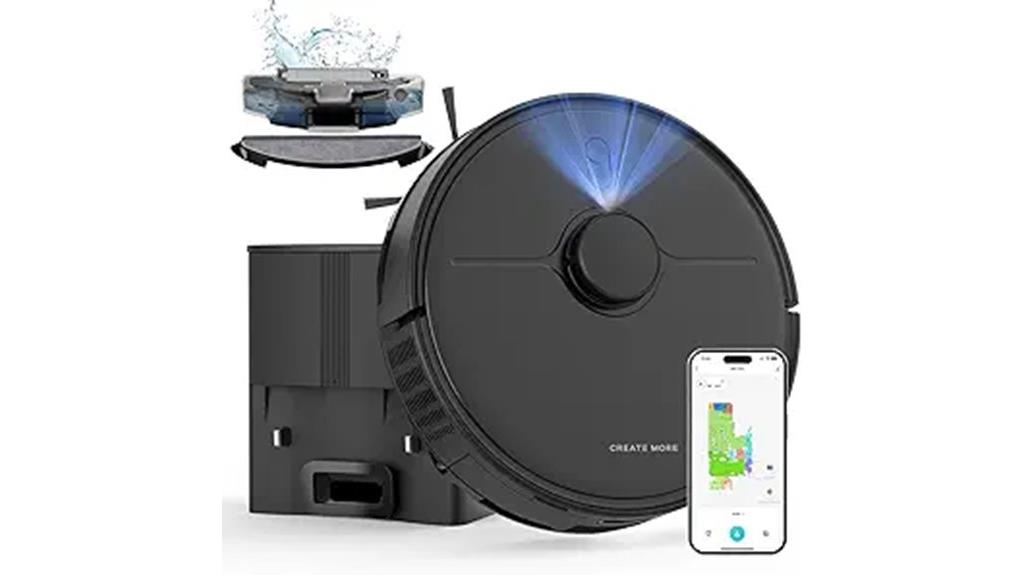 smart self emptying robot