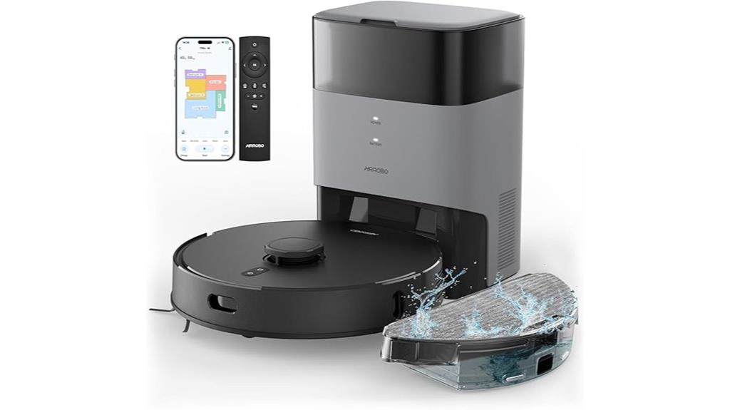 smart vacuum with mopping